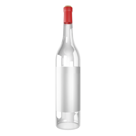 Bouteille de vin  3D Icon