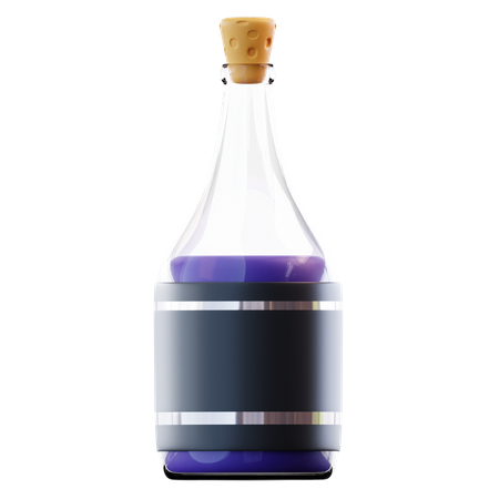 Bouteille de vin  3D Icon