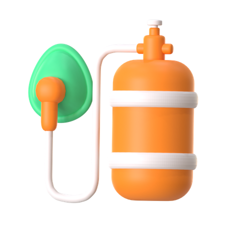 Bouteille d'oxygène  3D Icon