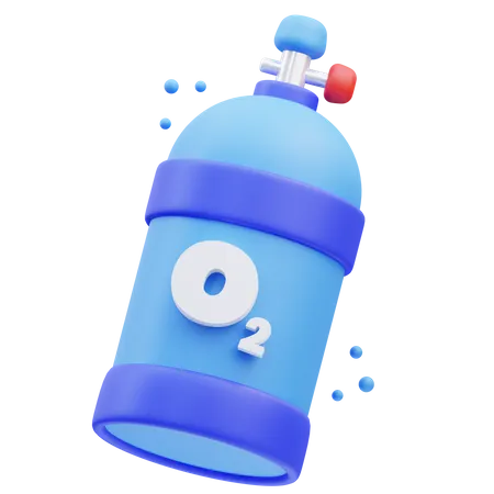 Bouteille d'oxygène  3D Icon