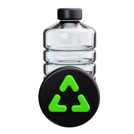 Bouteille en plastique  3D Icon