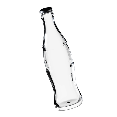 Bouteille en verre soda  3D Icon