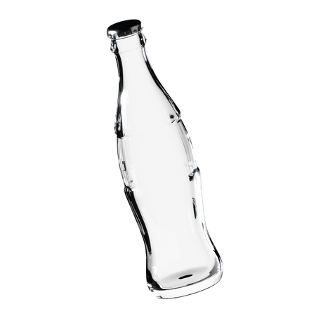 Bouteille en verre soda  3D Icon