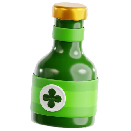 Bouteille irlandaise  3D Icon