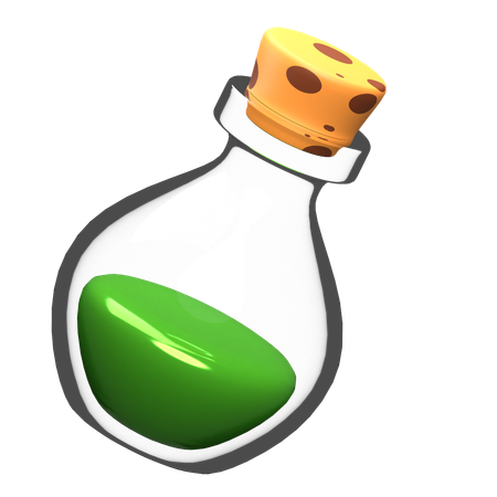 Poison de bouteille  3D Icon