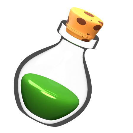 Poison de bouteille  3D Icon