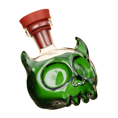 Poison de bouteille  3D Icon