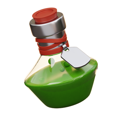 Poison de bouteille  3D Icon