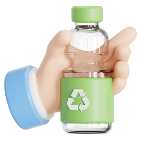 Bouteille recyclable  3D Icon