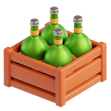 Bouteilles de bière  3D Icon