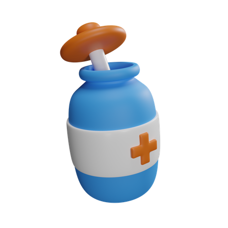 Bouteilles de sirop  3D Icon