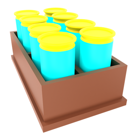 Bouteilles de soda  3D Icon