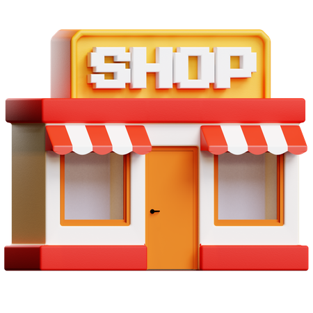 Boutique  3D Illustration