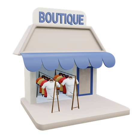 Boutique  3D Icon