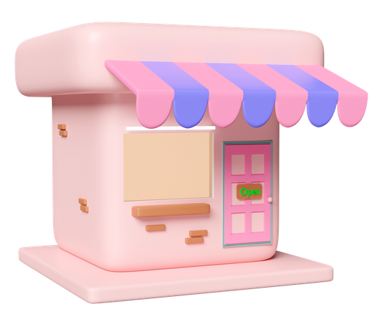 Boutique  3D Icon