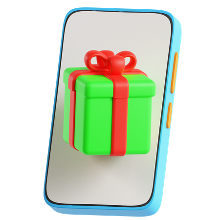 Boutique de cadeaux mobile  3D Icon