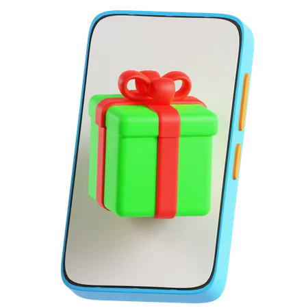 Boutique de cadeaux mobile  3D Icon