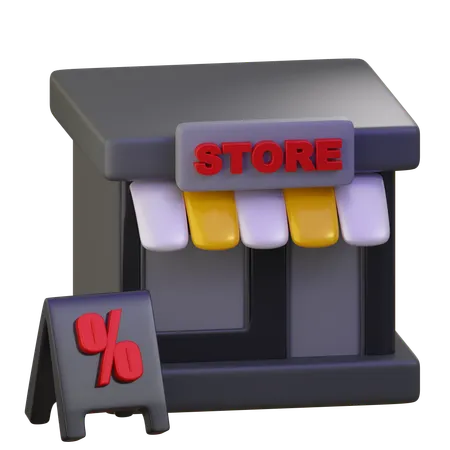 Magasin en ligne  3D Icon