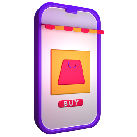 Magasin en ligne  3D Icon