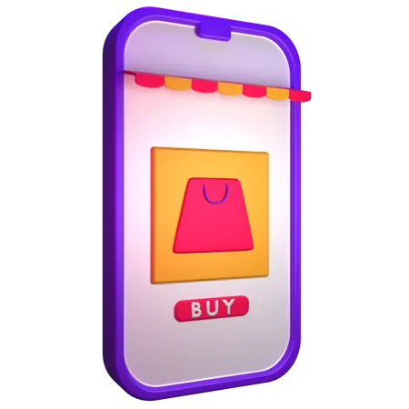 Magasin en ligne  3D Icon