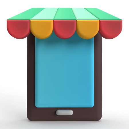 Magasin en ligne  3D Icon