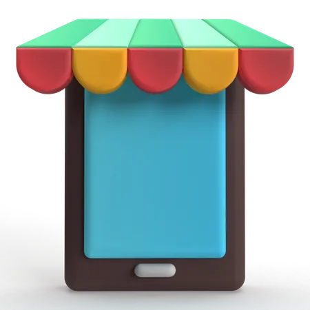 Magasin en ligne  3D Icon