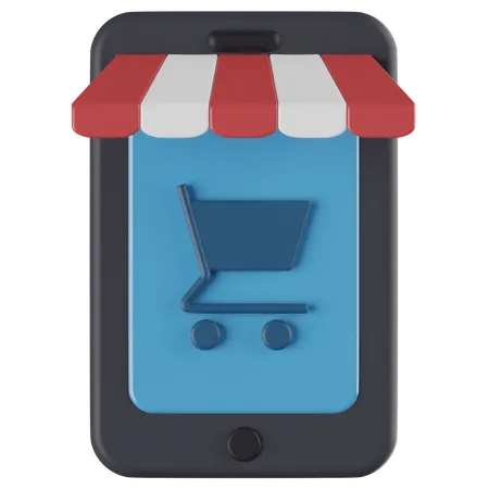 Magasin en ligne  3D Icon