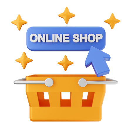 Magasin en ligne  3D Icon