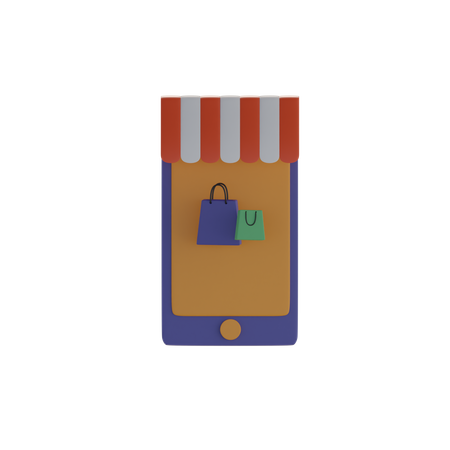 Magasin en ligne  3D Icon