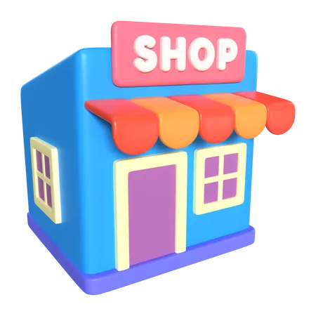 Magasin en ligne  3D Icon