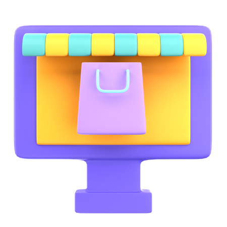 Boutique en ligne  3D Icon