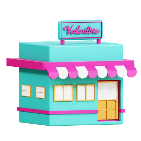 Boutique de la Saint-Valentin  3D Icon