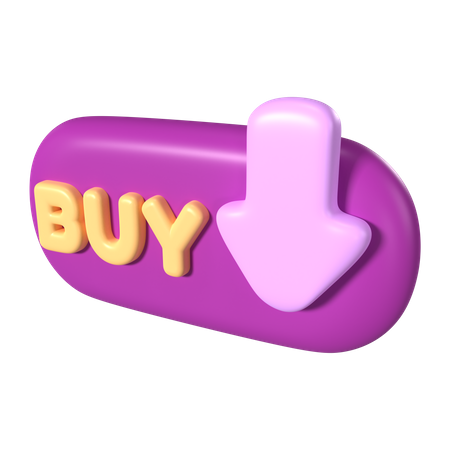 Bouton acheter  3D Icon