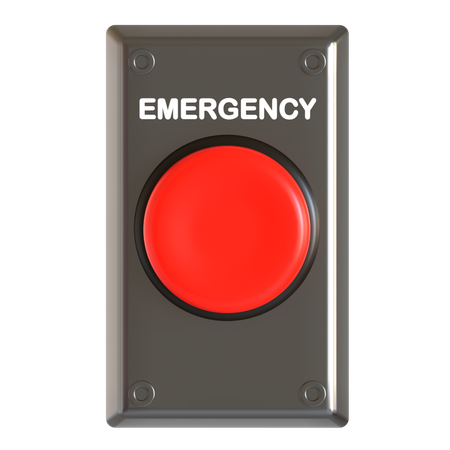 Bouton d'alarme  3D Icon
