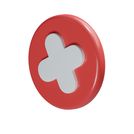 Bouton annuler  3D Icon
