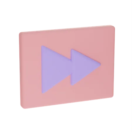 Bouton avant  3D Icon