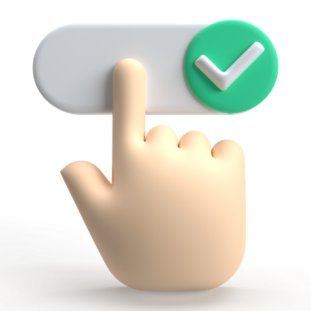 Bouton à bascule  3D Icon