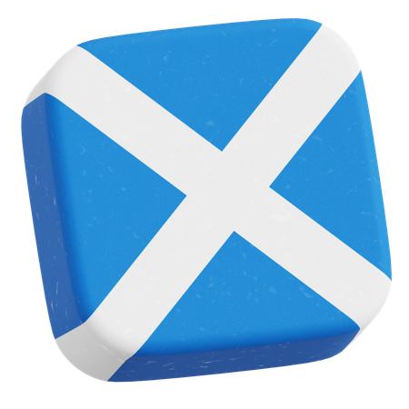 Bouton carré arrondi  3D Icon