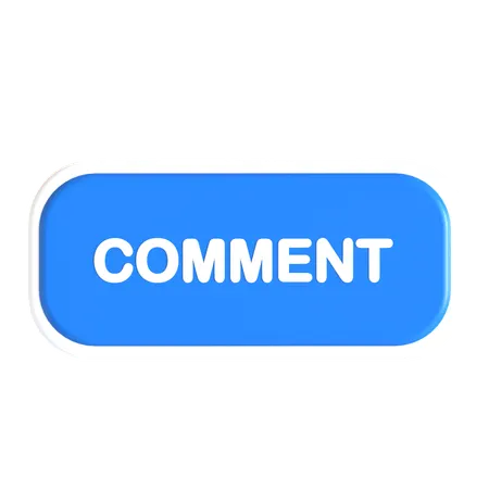 Bouton de commentaire  3D Icon