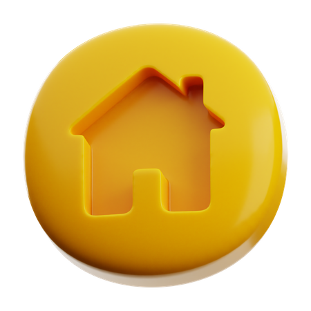Bouton d'accueil  3D Icon