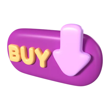 Bouton acheter  3D Icon