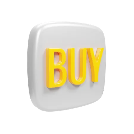 Bouton acheter  3D Icon