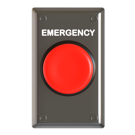 Bouton d'alarme  3D Icon