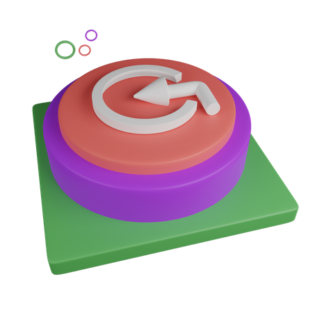 Bouton de connexion  3D Icon