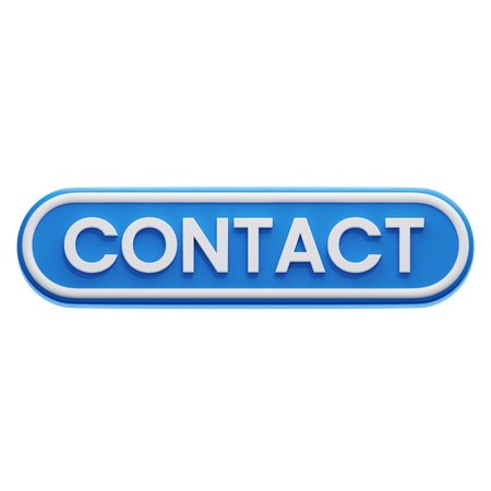 Bouton de contact  3D Icon