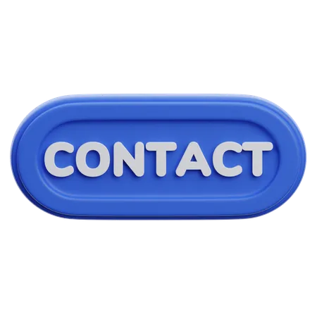 Bouton de contact  3D Icon