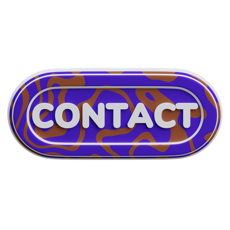 Bouton de contact  3D Icon