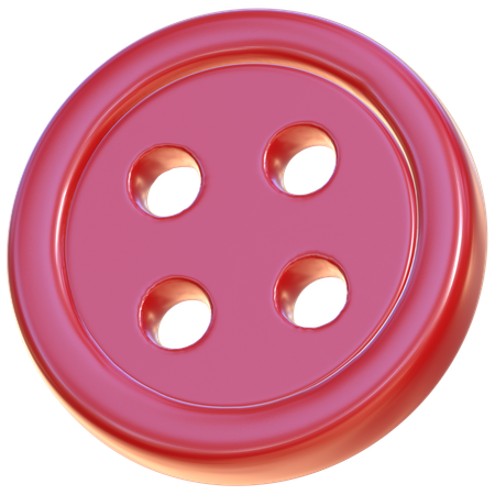 Bouton de couture  3D Icon
