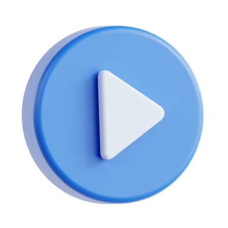 Bouton jouer  3D Icon