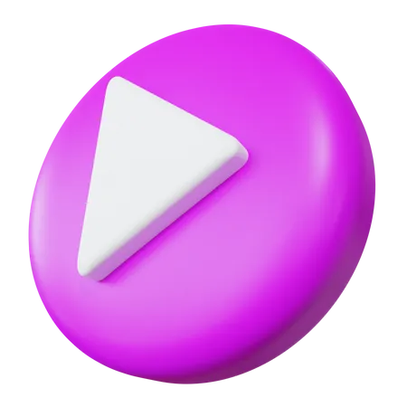 Bouton jouer  3D Icon